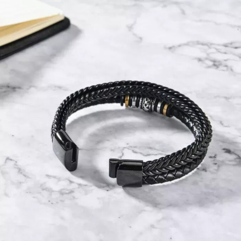 To My Grandson – ‘Love You Forever’ Personalised Name Bracelet