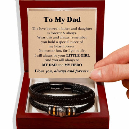 To My Dad ‘Love You Forever’ Bracelet