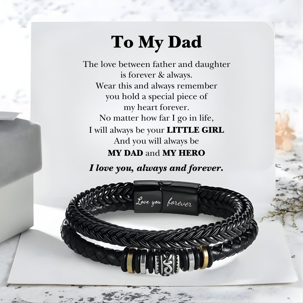 To My Dad ‘Love You Forever’ Bracelet
