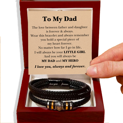 To My Dad ‘Love You Forever’ Bracelet