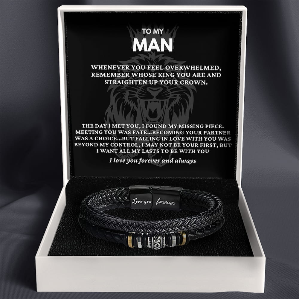To My Man ‘Love You Forever’ Bracelet Gift Set