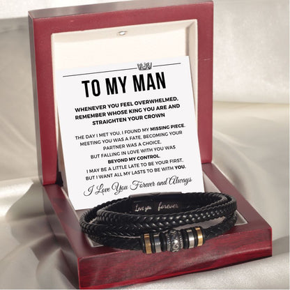 To My Man ‘Love You Forever’ Bracelet