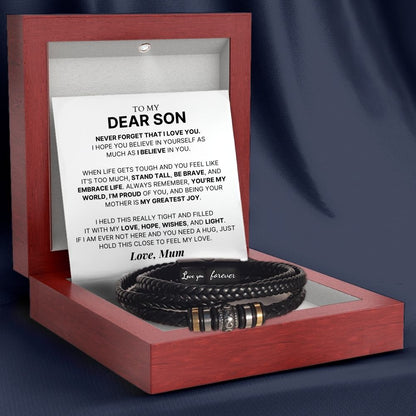 Mother And Son ‘Love You Forever’ Bracelet