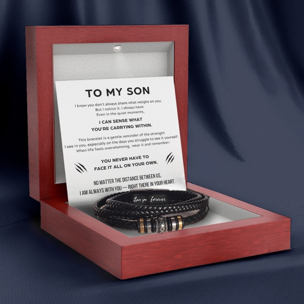 Mother And Son ‘Love You Forever’ Bracelet