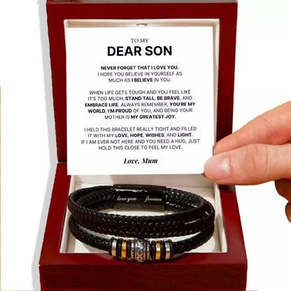 Mother And Son ‘Love You Forever’ Bracelet