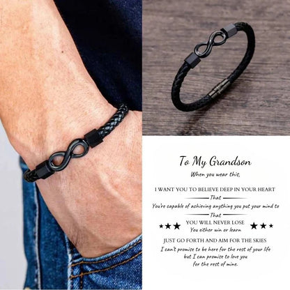 To My Grandson ‘Love You Forever’ Bracelet Gift Set