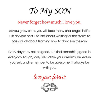 To My Son – Forever Together Name Bracelet