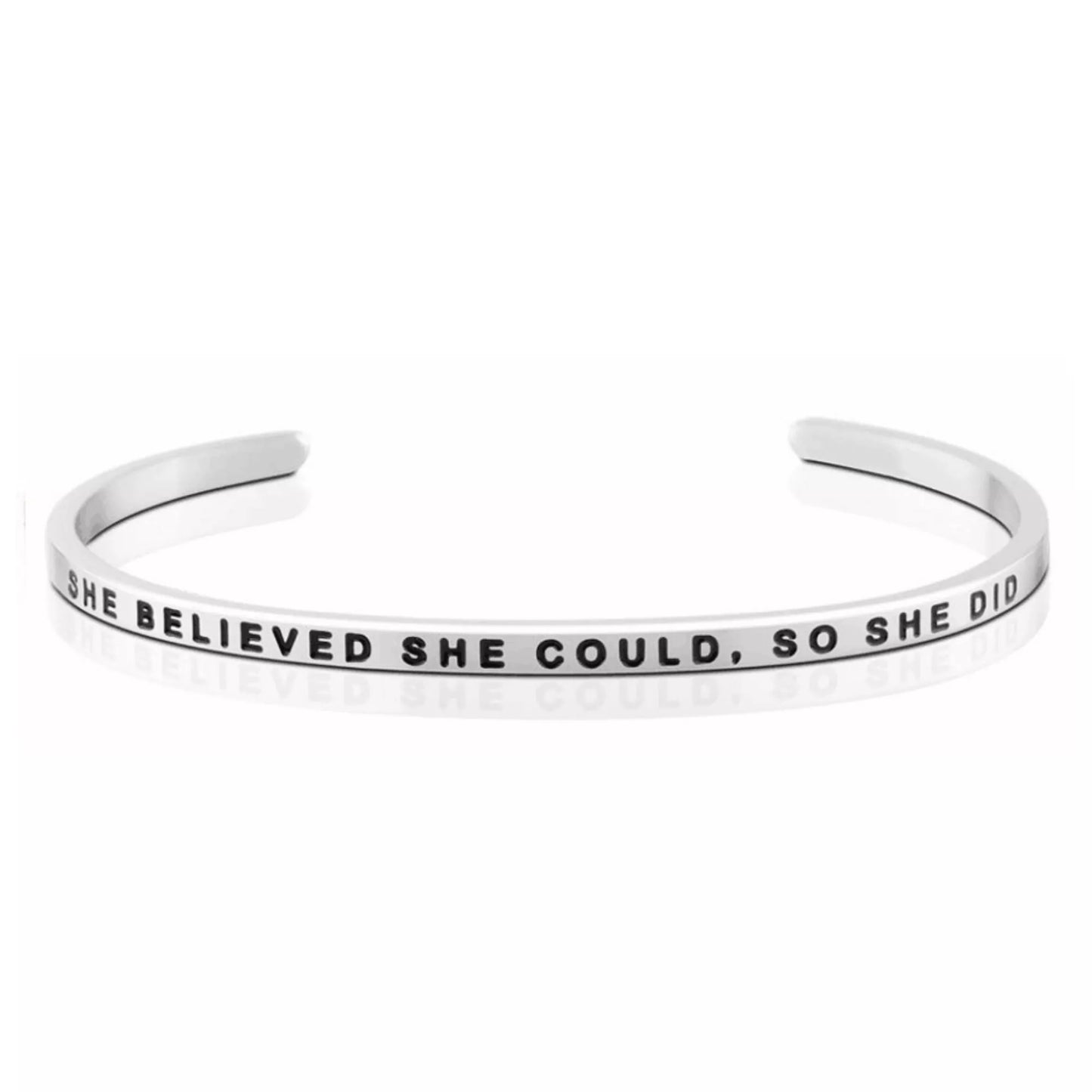 ‘She Believed She Could, So She Did’ Bracelet