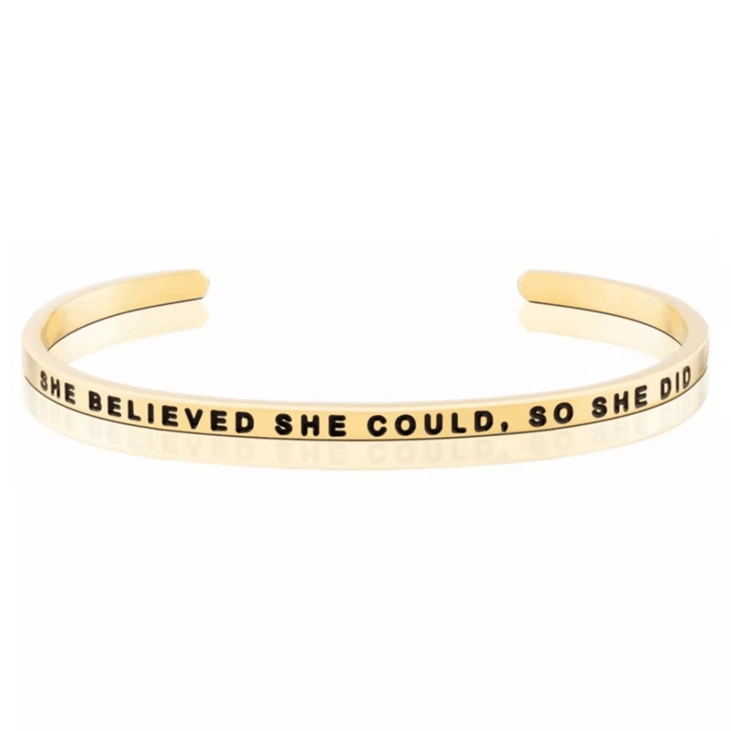 ‘She Believed She Could, So She Did’ Bracelet