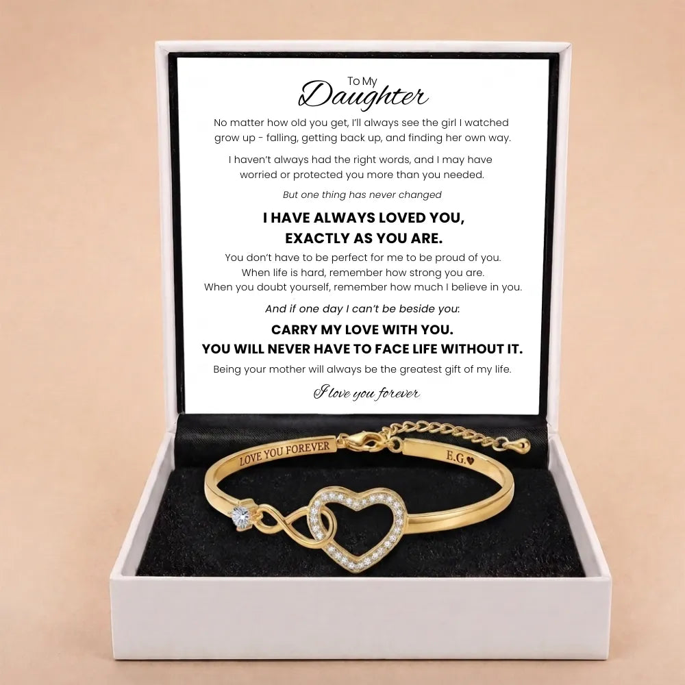 Forever Linked Bracelet For Daughter - 'I Have Always Loved You'