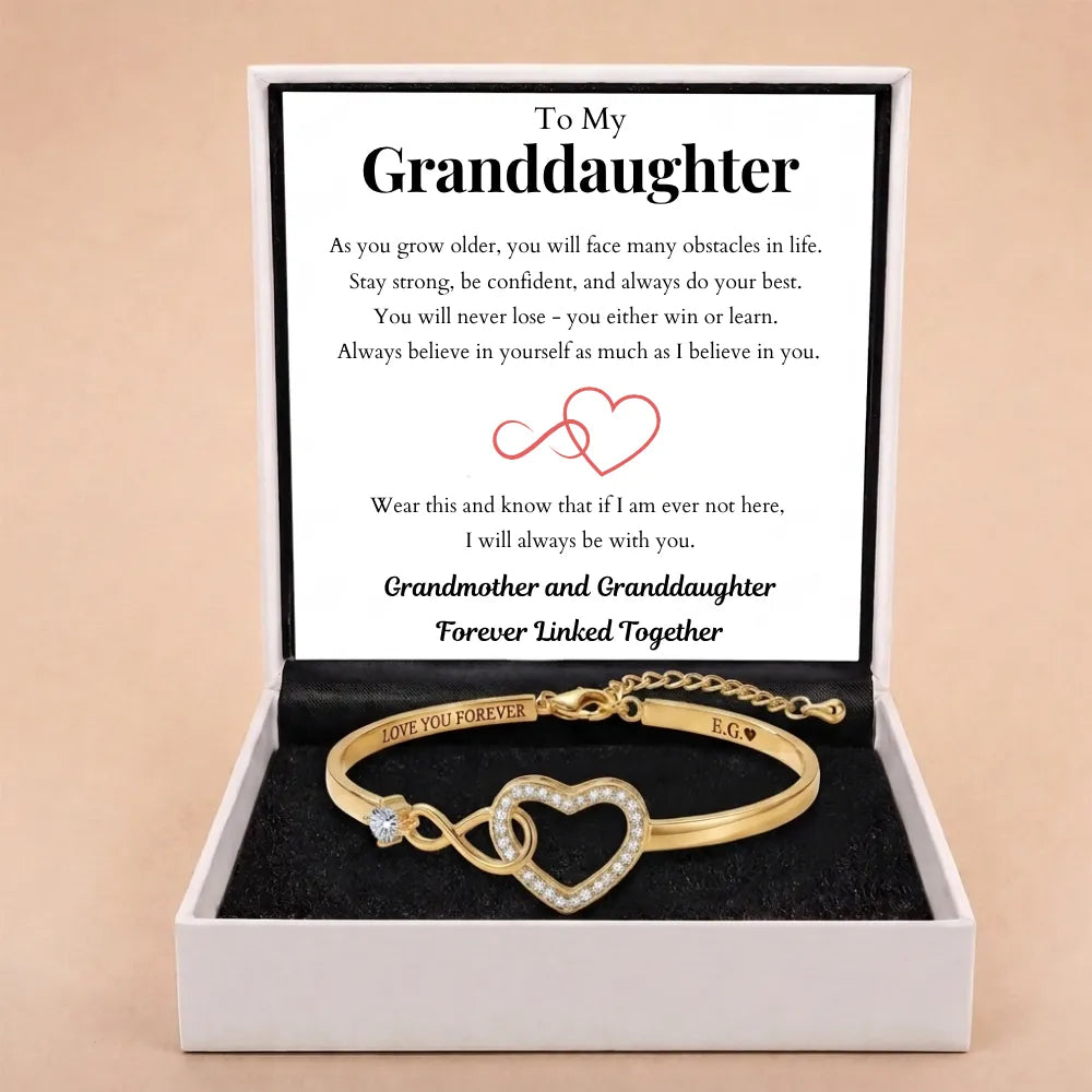 Infinity Love Heart Bracelet For Granddaughter