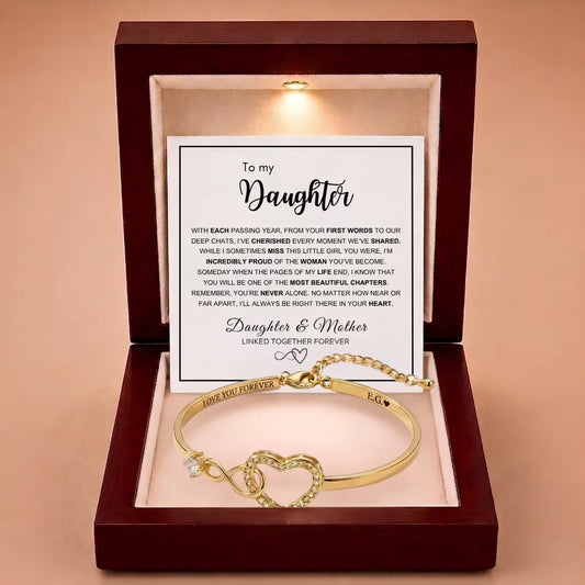 Infinity Love Heart Bracelet For Daughter