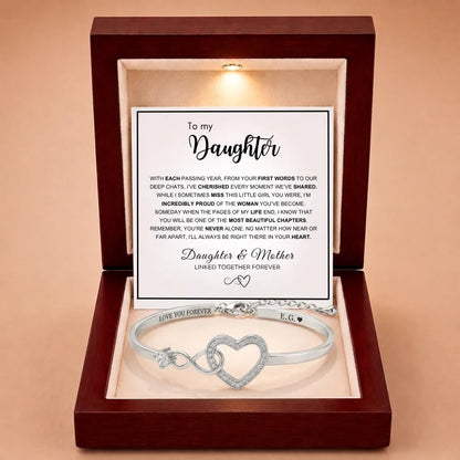 Infinity Love Heart Bracelet For Daughter