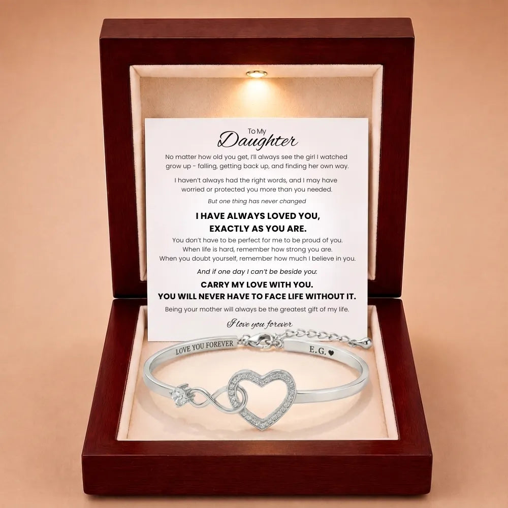 Forever Linked Bracelet For Daughter - 'I Have Always Loved You'