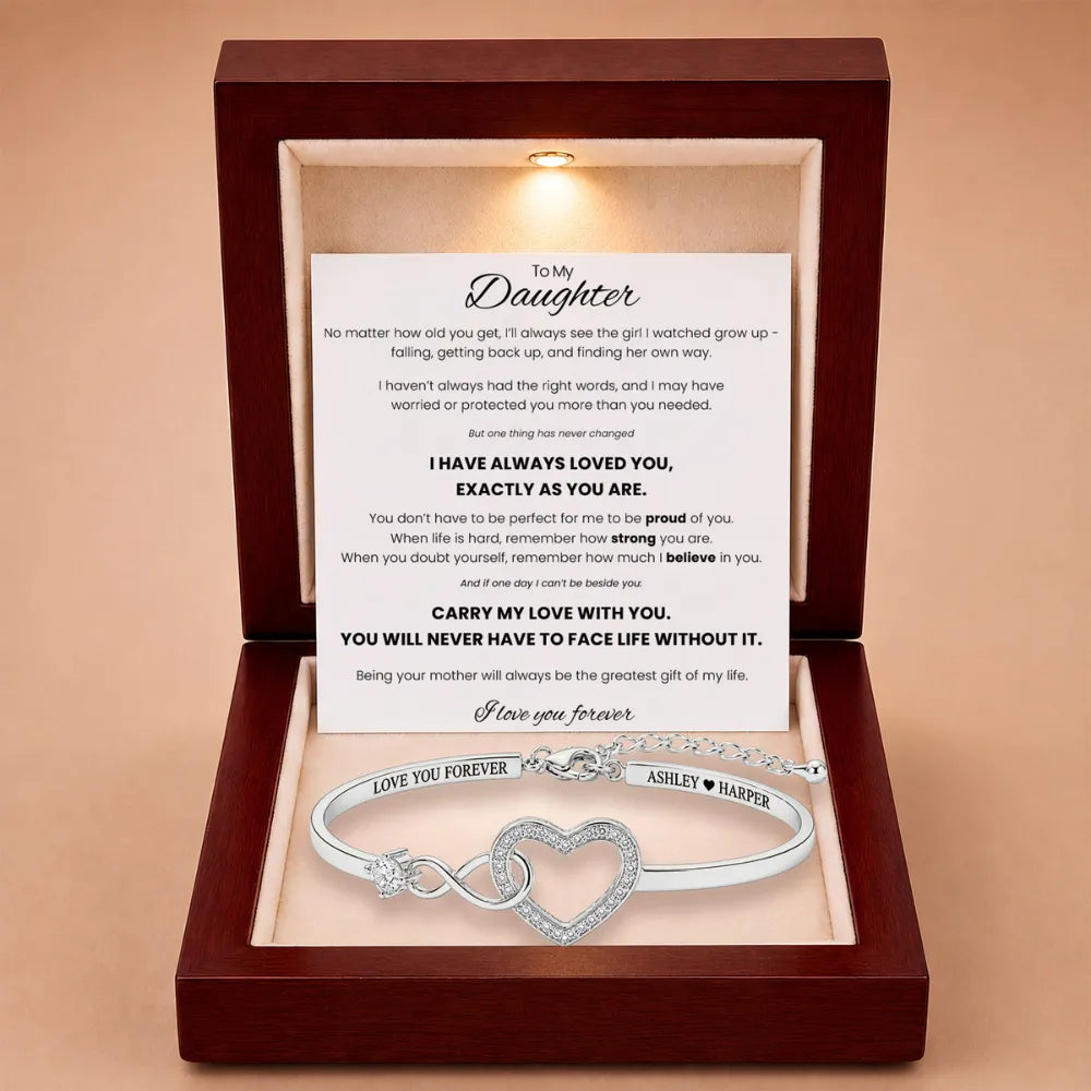 Forever Linked Bracelet For Daughter - 'I Have Always Loved You'