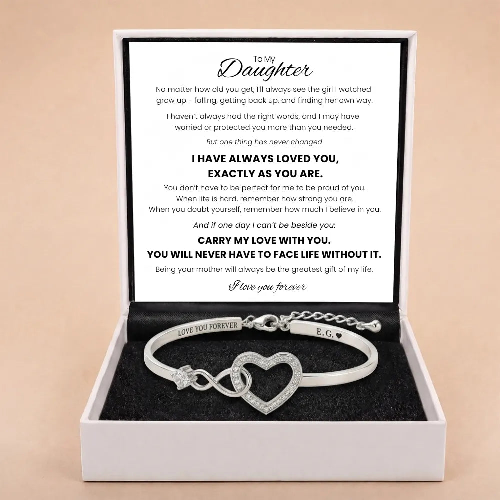 Forever Linked Bracelet For Daughter - 'I Have Always Loved You'