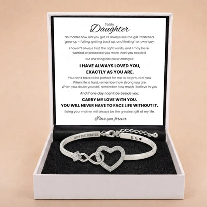 Forever Linked Bracelet For Daughter - 'I Have Always Loved You'