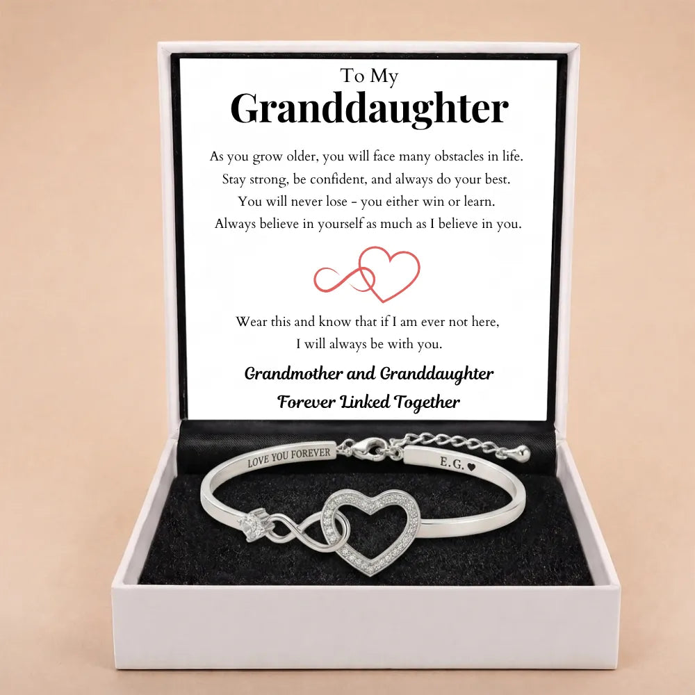 Infinity Love Heart Bracelet For Granddaughter