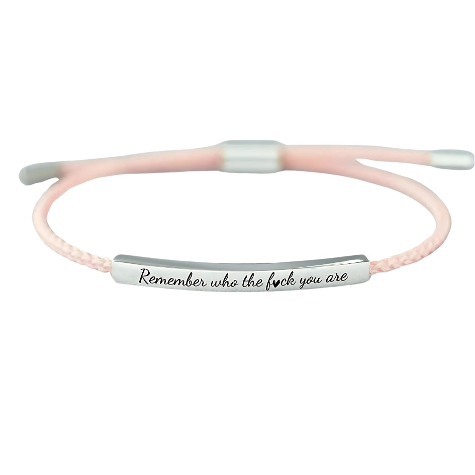 Remember Who The F*ck You Are – Tube Bracelet