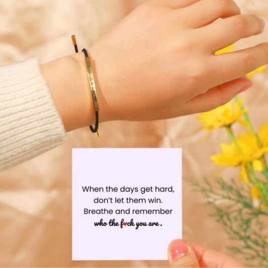 Remember Who The F*ck You Are – Tube Bracelet