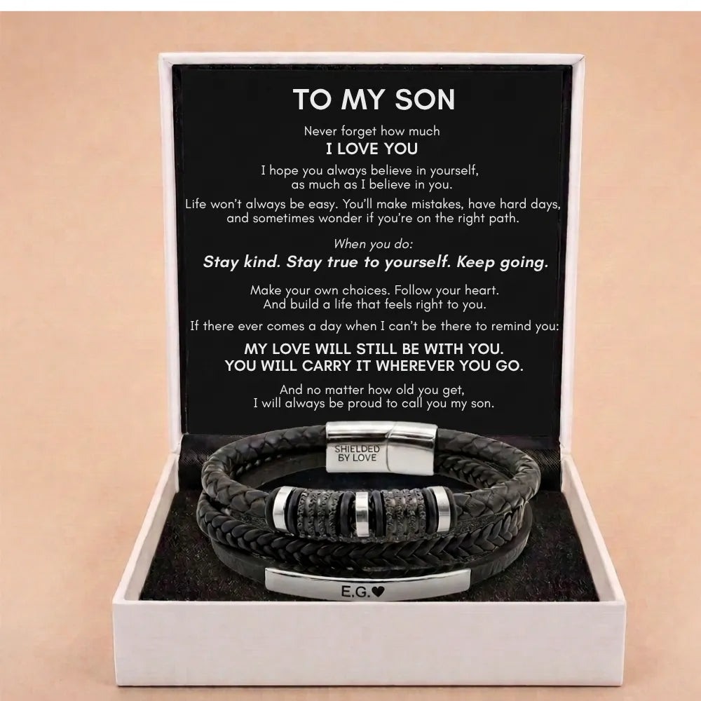 Forever Linked Together Bracelet for Son - My Love Will Always Be With You