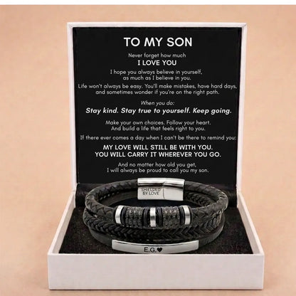 Forever Linked Together Bracelet for Son - My Love Will Always Be With You