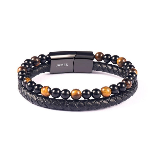To My Son - Tiger Eye Protection Bracelet
