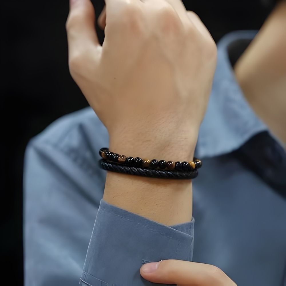 To My Son - Tiger Eye Protection Bracelet