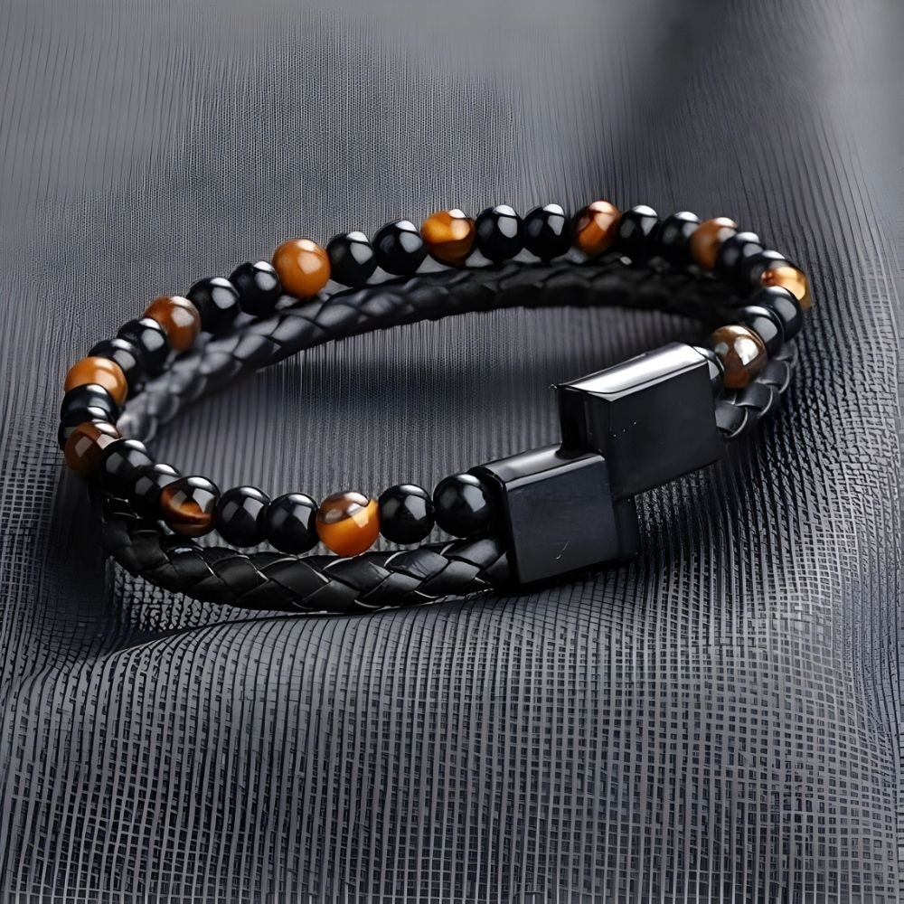 To My Son - Tiger Eye Protection Bracelet