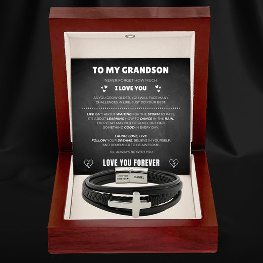 Eternal Protector Faith Bracelet for Grandson