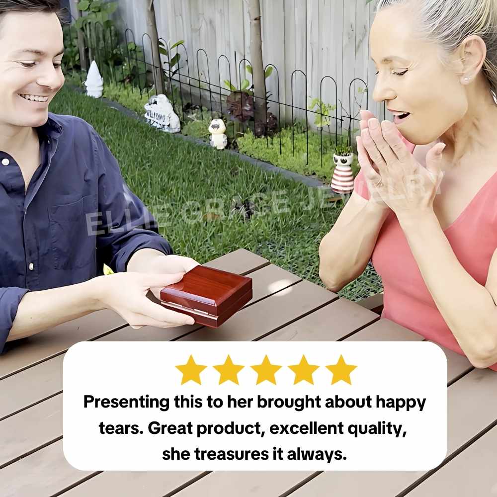 To The Best Mum In The World – Interlocking Hearts Name Necklace