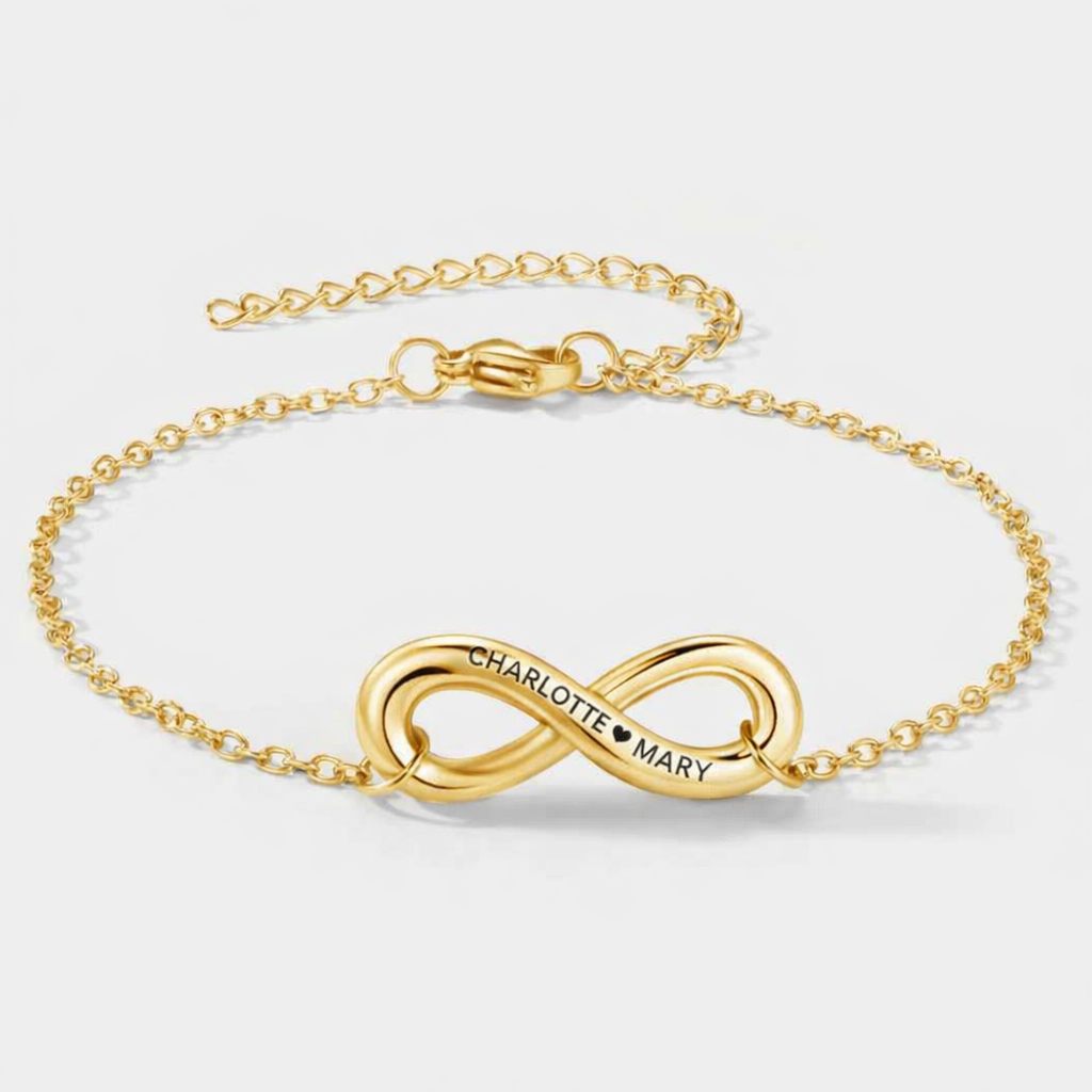 Infinity Name Bracelet for Daughter