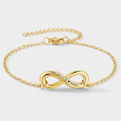 Infinity Name Bracelet for Daughter