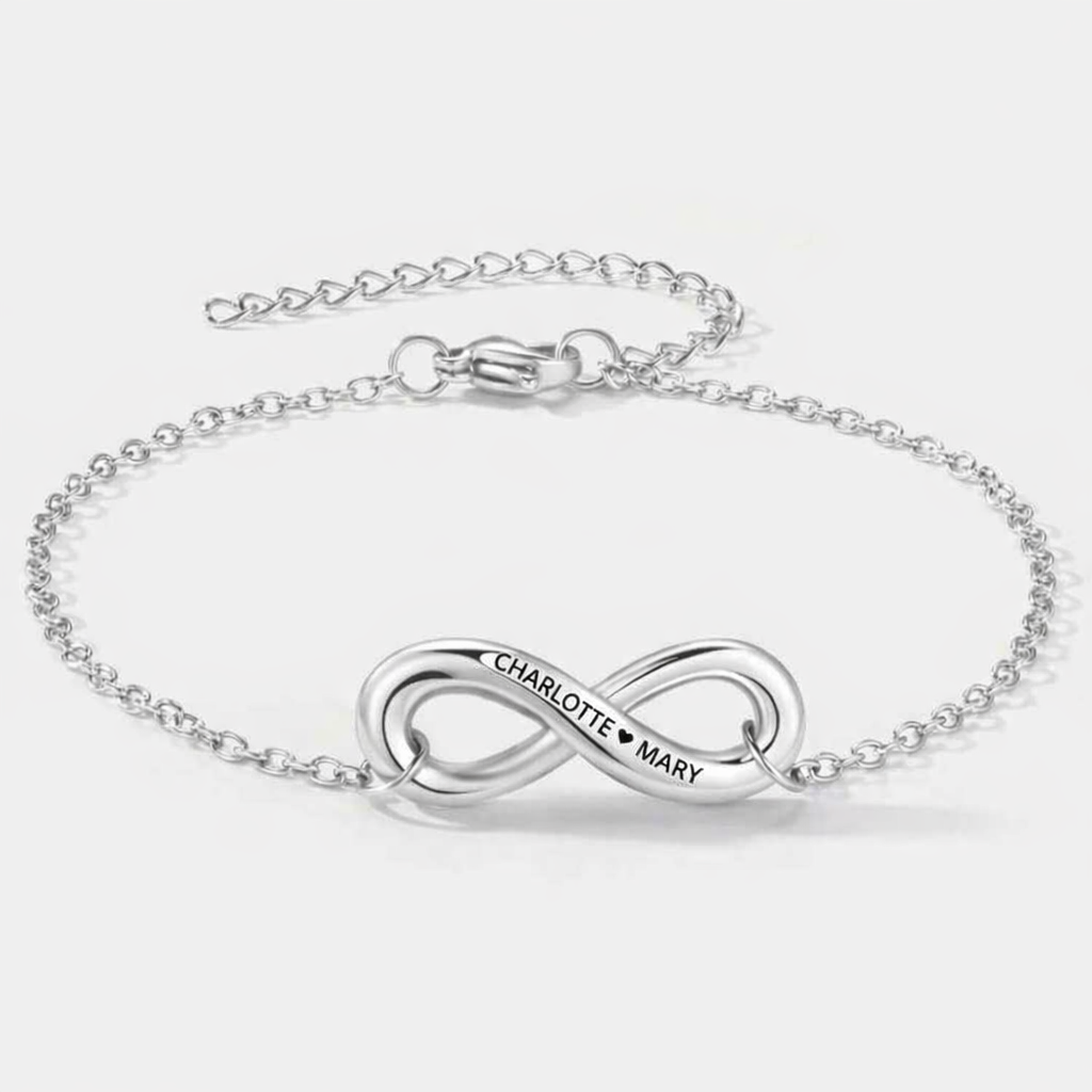 Infinity Name Bracelet for Daughter