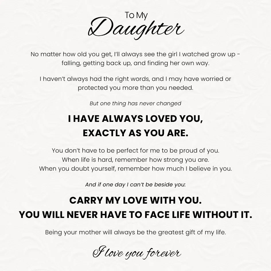Forever Linked Bracelet For Daughter - 'I Have Always Loved You'