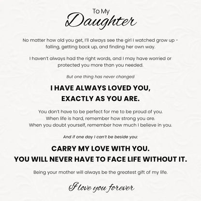 Forever Linked Bracelet For Daughter - 'I Have Always Loved You'