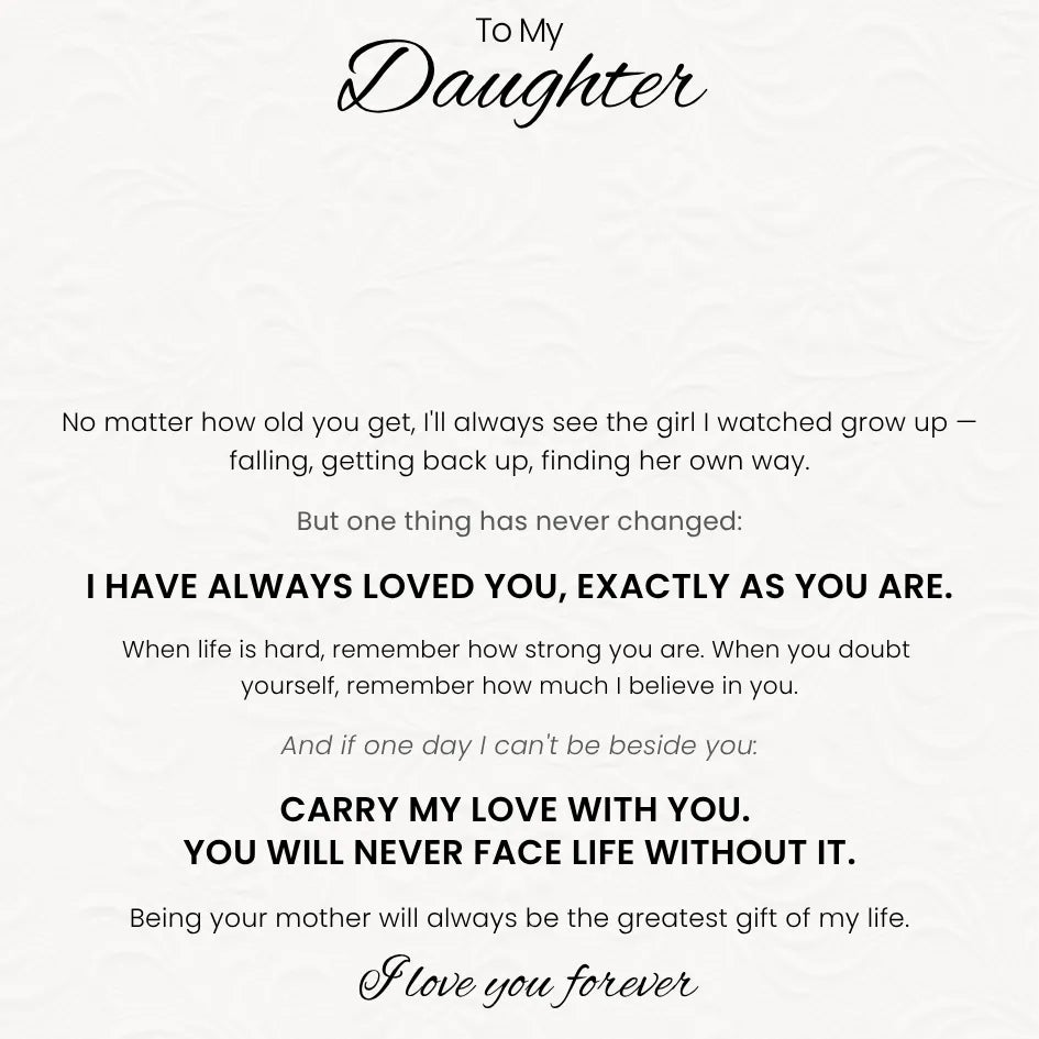 Love Knot Necklace for Daughter - Carry My Love With You