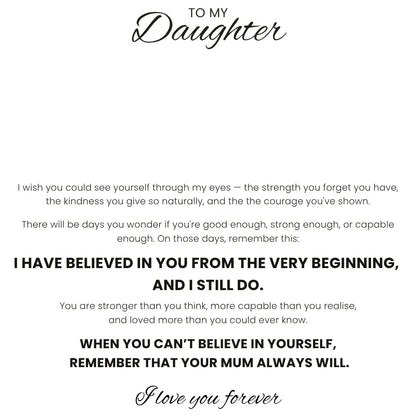 Love Knot Necklace for Daughter - I Always Believe In You