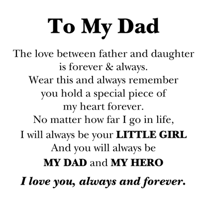 To My Dad ‘Love You Forever’ Bracelet