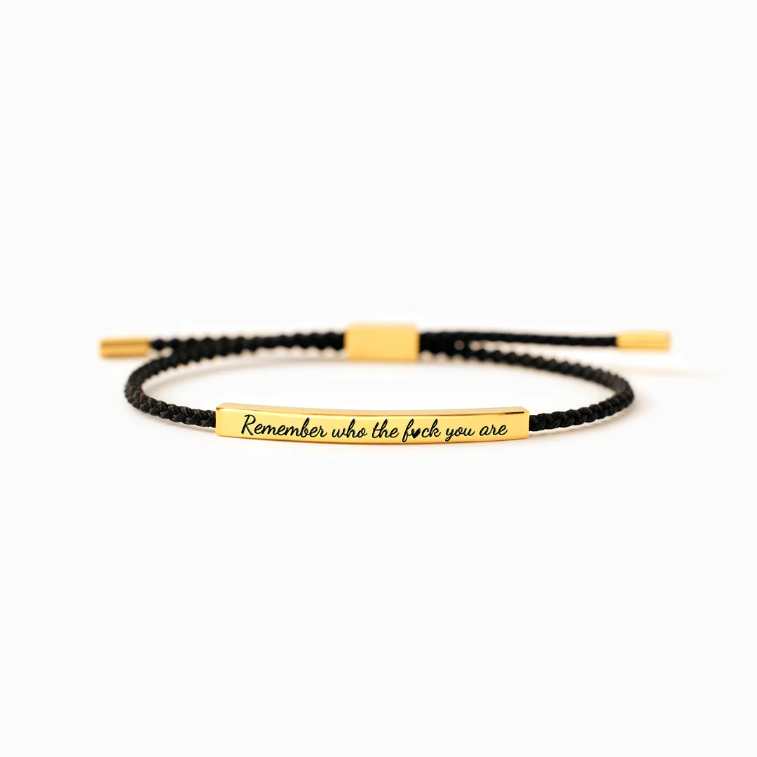 Remember Who The F*ck You Are – Tube Bracelet