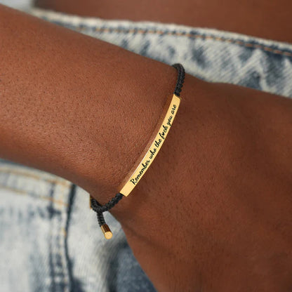 Remember Who The F*ck You Are – Tube Bracelet