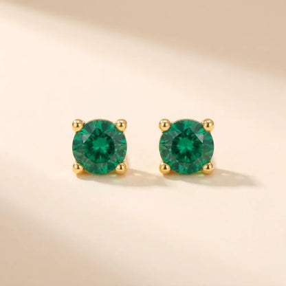 Birthstone Stud Earrings