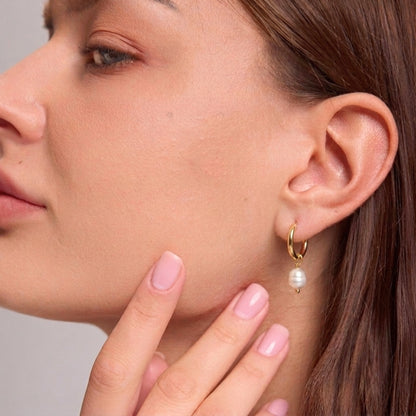 Mira Pearl Hoops