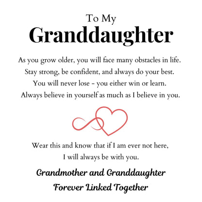 Infinity Love Heart Bracelet For Granddaughter