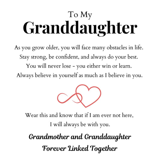 Infinity Love Heart Bracelet For Granddaughter