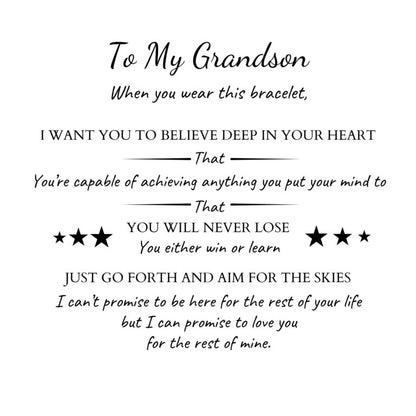 To My Grandson – Forever Together Name Bracelet