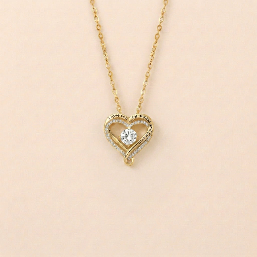 Forever & Always Heart Necklace - Never Take You For Granted