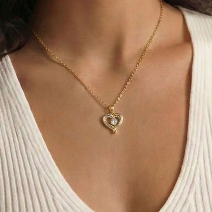 To My Wife - Forever & Always Heart Necklace