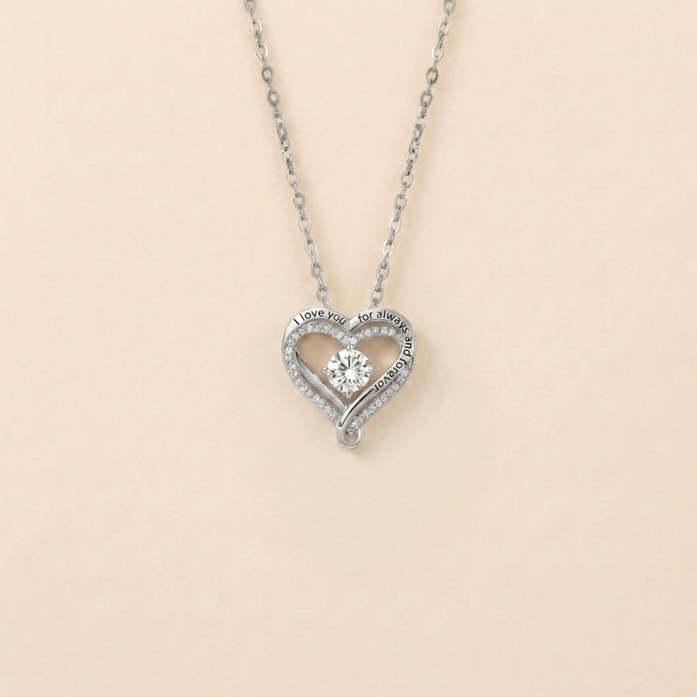 Forever & Always Heart Necklace - Never Take You For Granted
