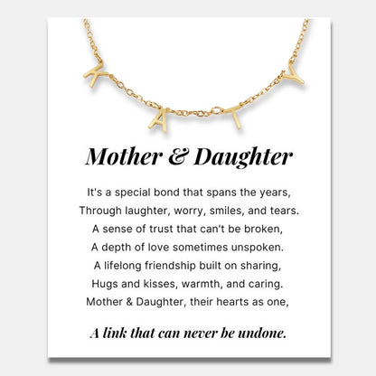 Classic Name Necklace for Daughter